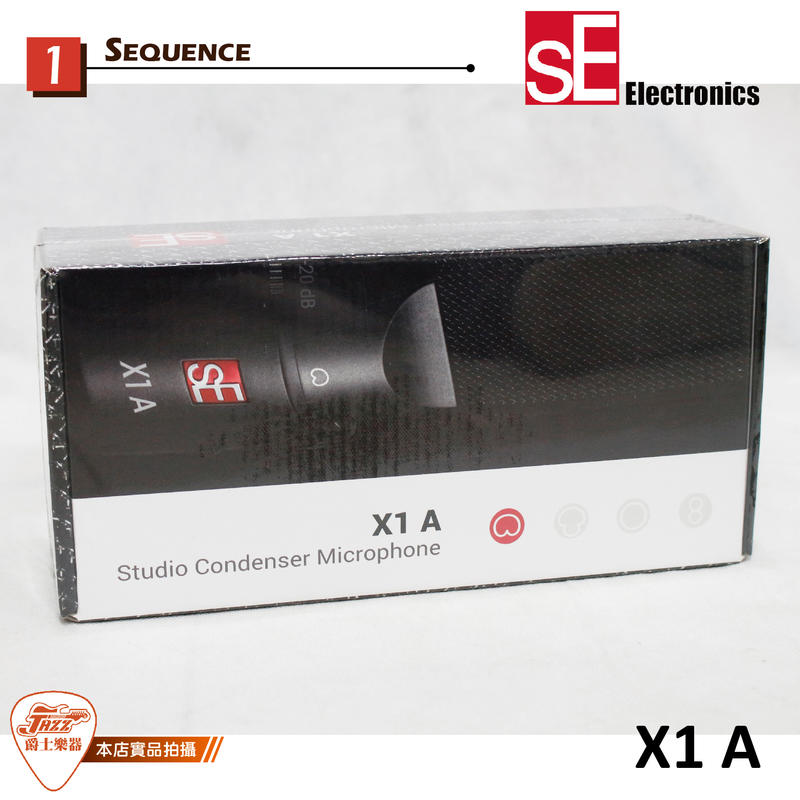 【爵士樂器】公司貨保固免運 SE Electronics X1 A  電容式 MIC 麥克風