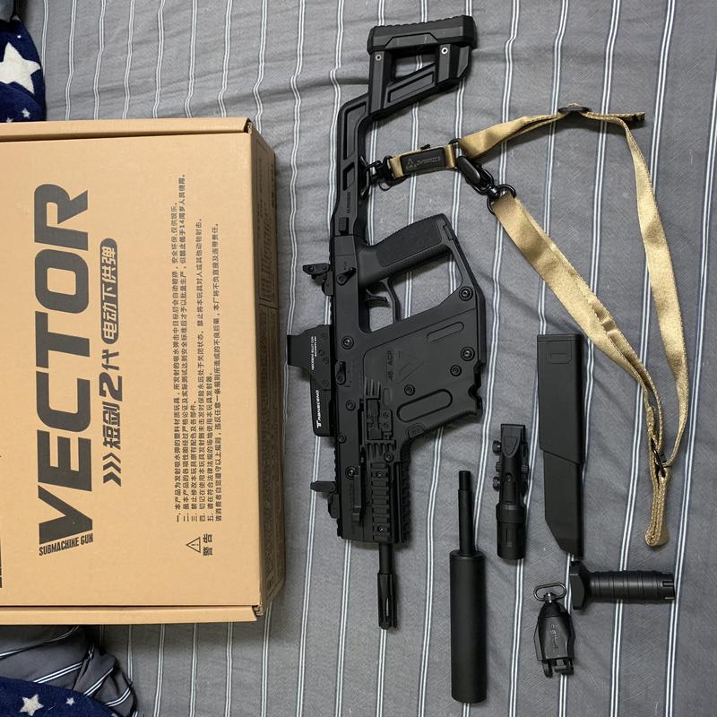 現貨 Kriss Vector 樂輝短劍二代 短劍2代 全黑優化版 水彈槍