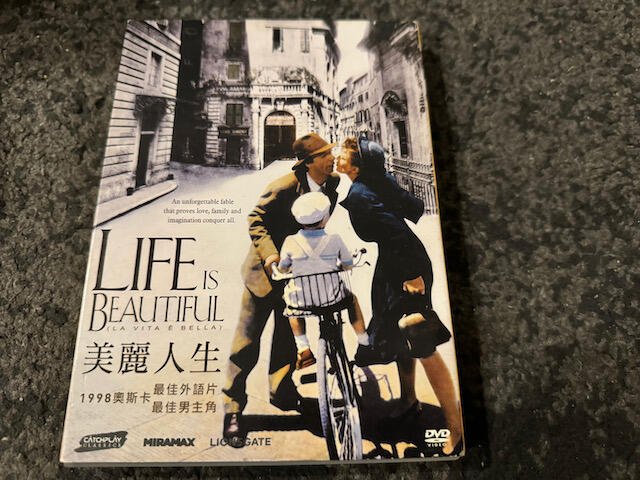 (絕版品)美麗人生 Life Is Beautiful 有外紙盒版DVD(太古公司貨)