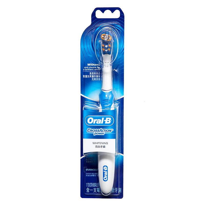 [DuoE的雜貨舖]（缺貨中）歐樂B多動向雙向震動電池式牙刷B1010/藍、綠兩色隨機出貨