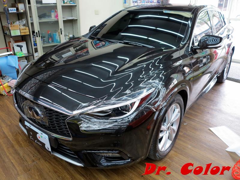 Dr. Color 玩色專業汽車包膜 Infiniti Q30 車燈保護膜