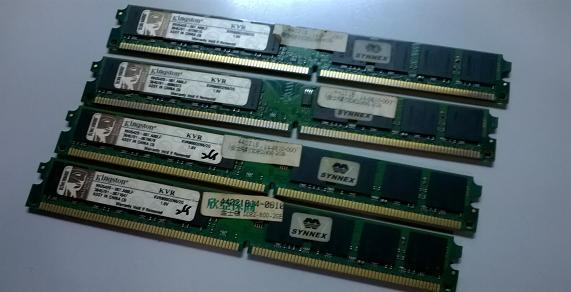 金士頓 DDR2-800 2GB KVR800D2N6/2G雙面顆粒,原廠終身保固