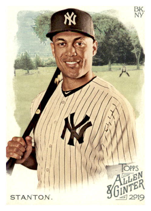 2019 Topps Allen and Ginter #125 Giancarlo Stanton 洋基隊