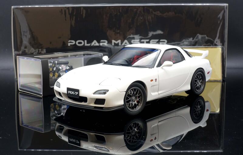 MASH 2館現貨特價 Polar Master 1 18 Mazda RX 7 FD3S Spirit R 白 露天市集 全台最大的網路購物市集