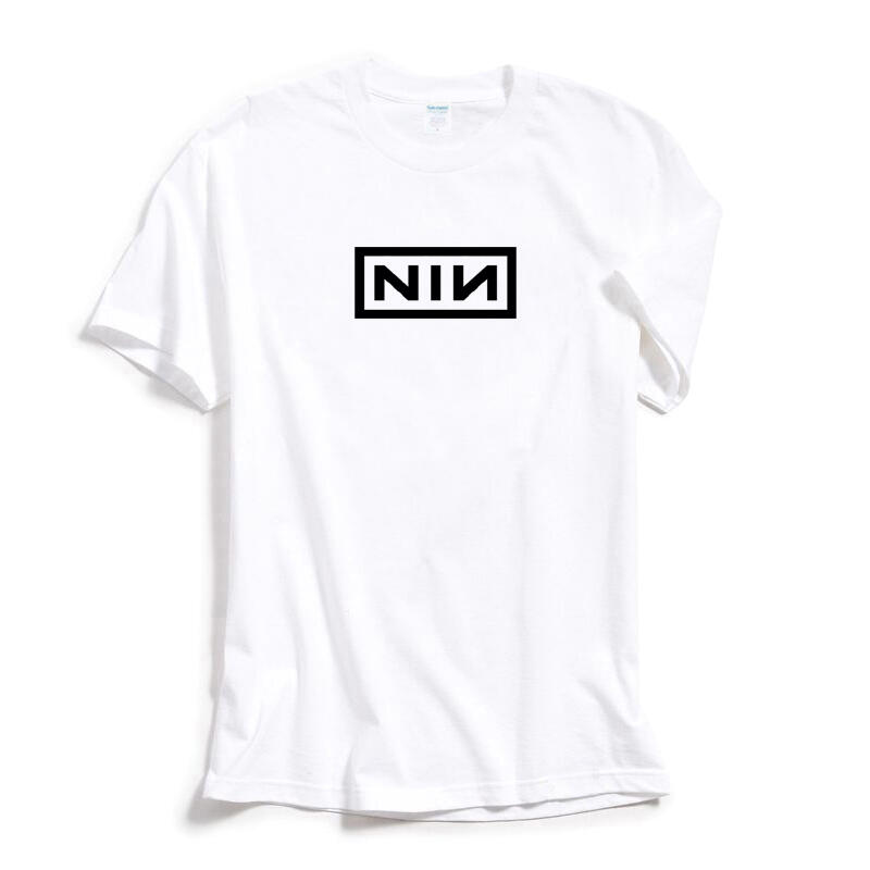 Nine Inch Nails logo 短袖T恤 2色 搖滾樂團 Rock