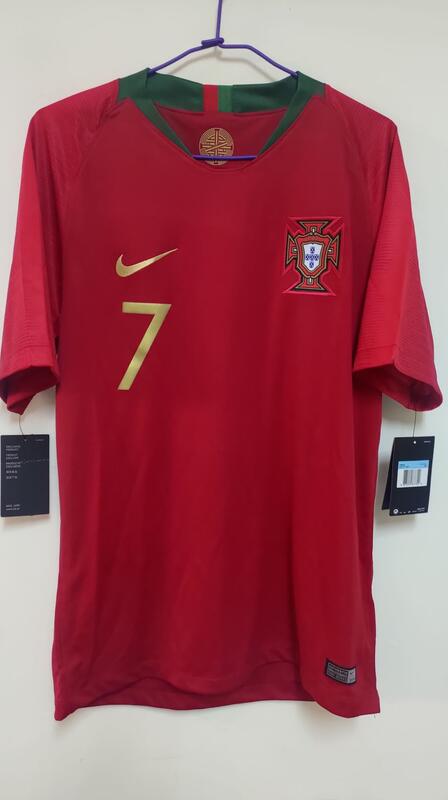 2018 世界盃 葡萄牙 主場Ronaldo 短袖 Portugal 正版球衣