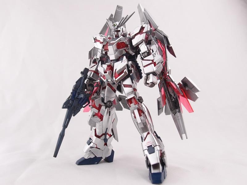 HGUC Unicorn Gundam 03 Phenex Ver.GFT Silver 鳳凰 塗裝完成品 已售出