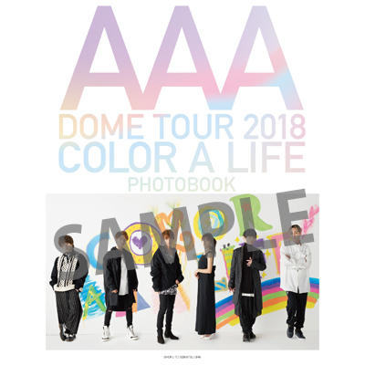 現貨] AAA DOME TOUR 2018 COLOR A LIFE PHOTO BOOK 通常版西島