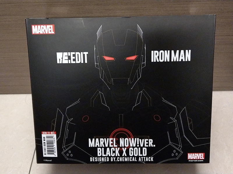 千值練 RE:EDIT #6 Iron Man Marvel Now! ver. BLACK × GOLD 黑金配色