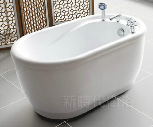 [新時代衛浴] 臺灣製，120cm獨立浴缸，小空間別錯過 RF120