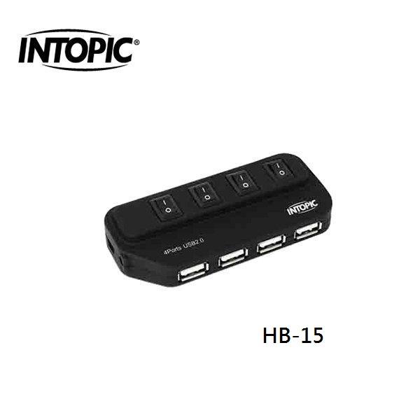 ~幸運小店~INTOPIC 廣鼎 HB-15 USB2.0 4 Port 4開關 USB HUB