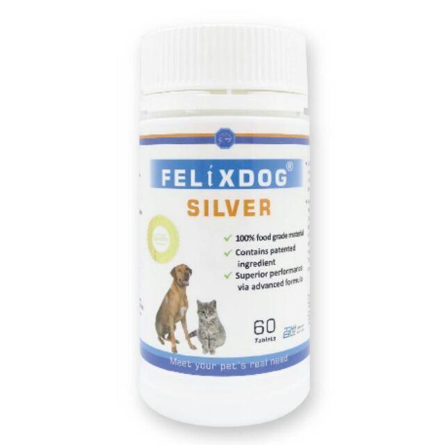 骨力勁FelixDog（可議價）犬貓超強雙效配方(SILVER) 60錠 (詢問絕對再優惠$)