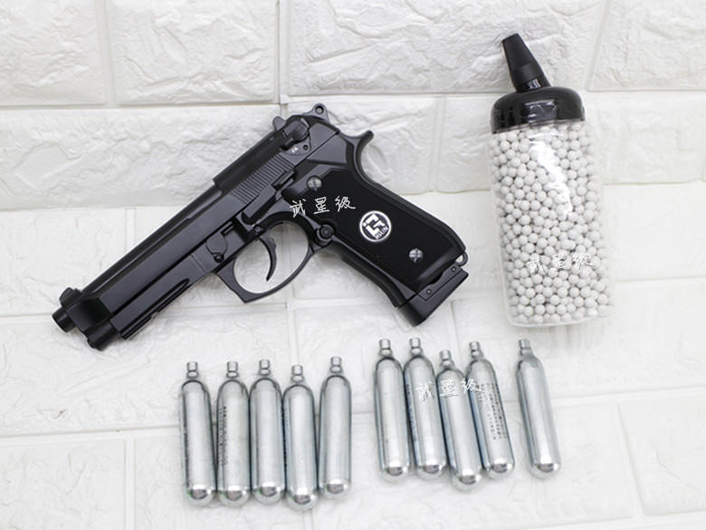 台南 武星級 iGUN M9A1 貝瑞塔 CO2槍 連發版 MC + 12g CO2 鋼瓶 + 0.25gBB彈(BB槍
