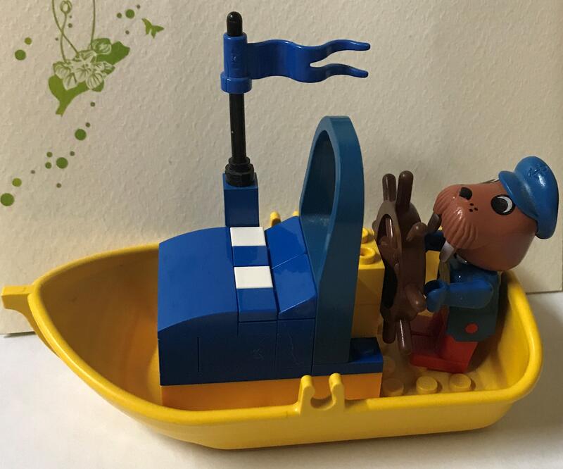 LEGO 樂高 Fabuland系列 3633 海瀨船長開小船