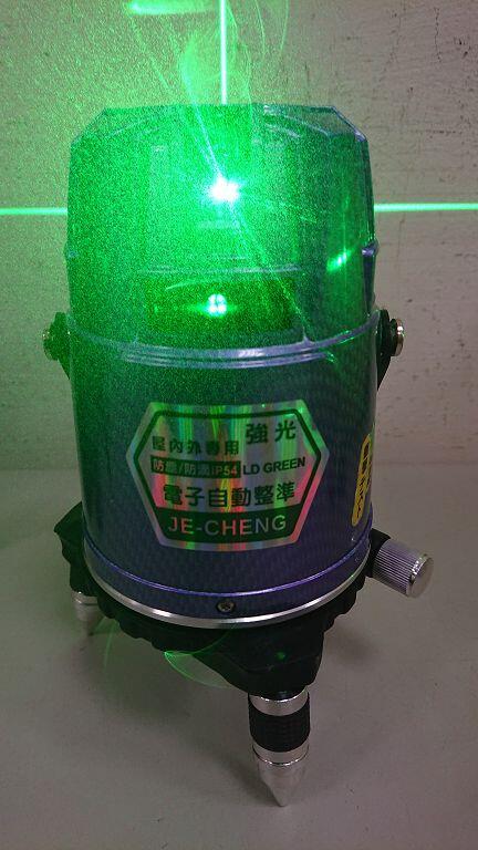 ☆捷成儀器☆PT99DG綠光高亮度電子雷射水平儀4V4H8P1D 4垂直4水平高亮度綠光墨線雷射儀帶8個光點綠光雷射