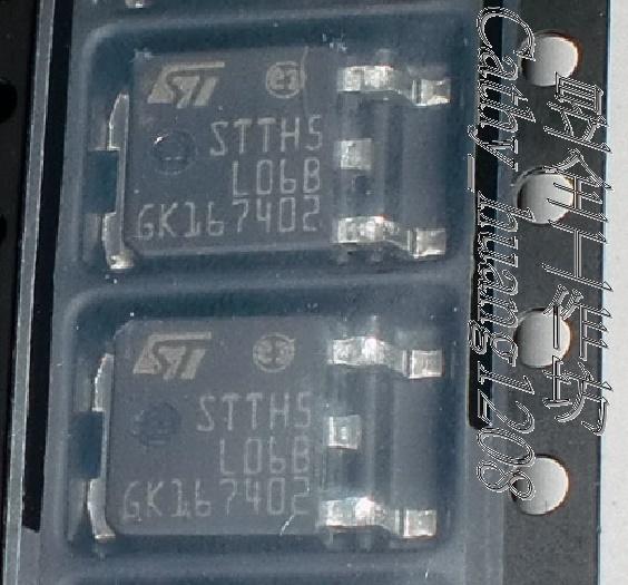 FAST 快速二極体 (ST STTH5L06B ) DPAK(2,4←3) 600V 5A 95ns