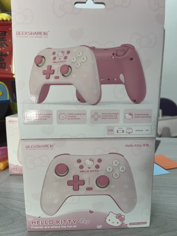 《尼樂斯特》 極想 Kitty 無線手把 支援：Switch / Switch2 / PC / IOS/安卓