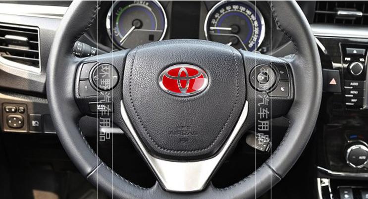 [方向盤標誌貼紙] 豐田TOYOTA車款專用 改裝 方向盤標誌貼#台灣現貨