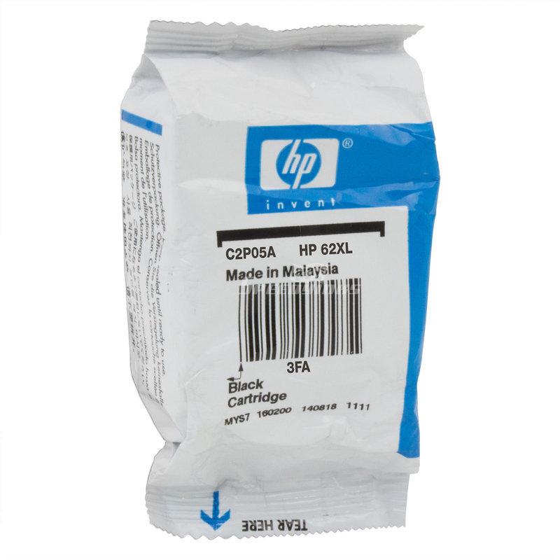 HP C2P05AA NO.62XL 原廠黑色裸裝墨水匣(彩色墨水匣950元,超值組合包1650元)