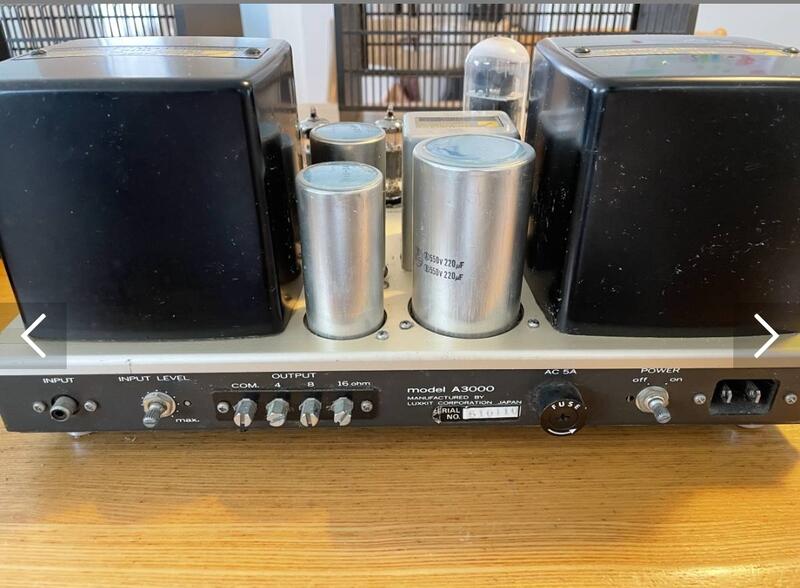 311.Luxkit(Luxman) A3000 mono mono 後級真空管擴大機特價5.2萬元| 露天市集| 全台最大的網路購物市集