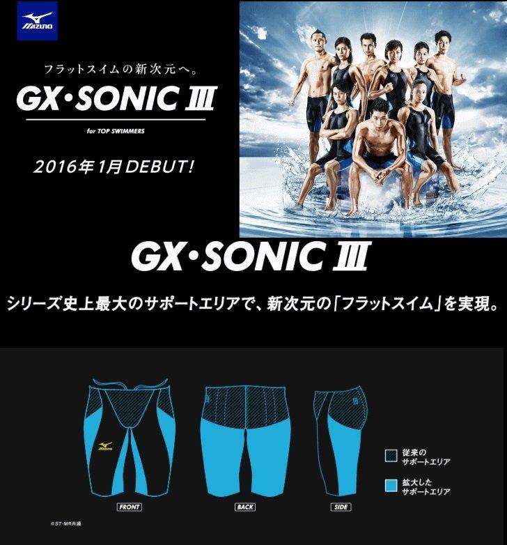 BB泳裝~ 2018 MIZUNO GX SONIC III MR 競賽款競技型低水阻四角泳褲