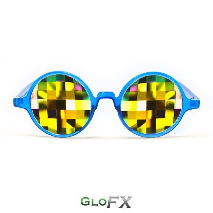 藍色透明 GloFX Transparent Blue Kaleidoscope Glasses