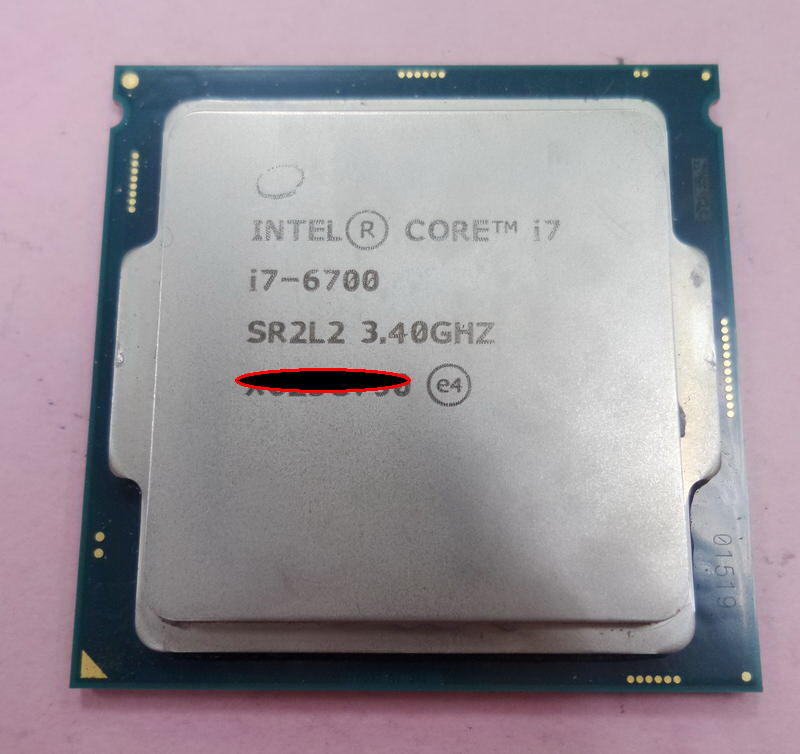 Intel i7-6700 CPU~1151腳位