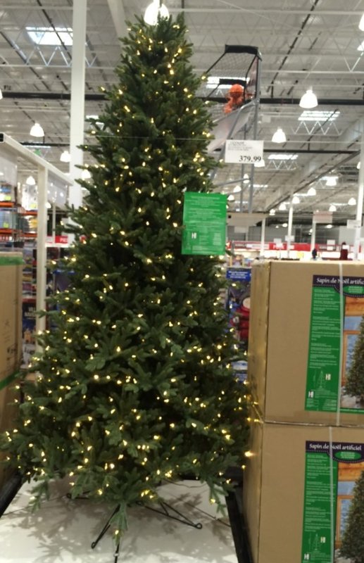 12呎聖誕樹 LED 3.65公尺高 915721 好市多賣的 中國製 箱子破