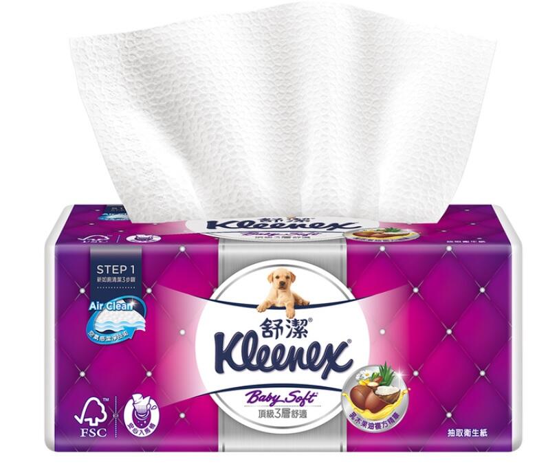 ( COSTCO 好市多 代購 ) Kleenex 舒潔 三層抽取式衛生紙 110張 X 60入
