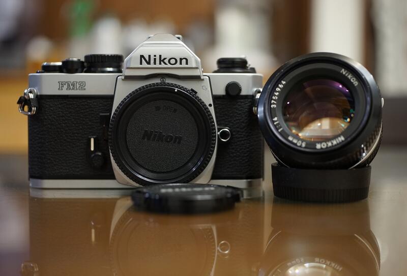 安心の日本製 Nikon Ai NEW 單眼底片機加購50mm FM2/T 50mm + Nikkor ...