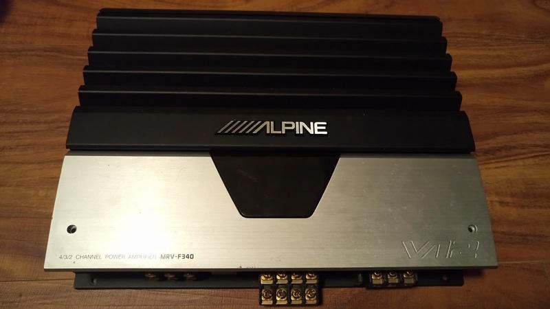 ALPINE MRV-F340，ALPINE MRV-T320，MTX AUDIO R擴大機
