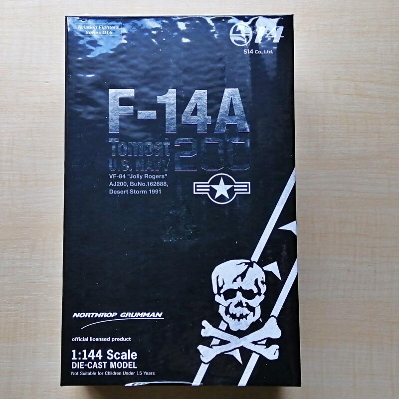 東方艦隊 之 戰機世界 1/144 F-14A 海盜旗/骷髏 中隊