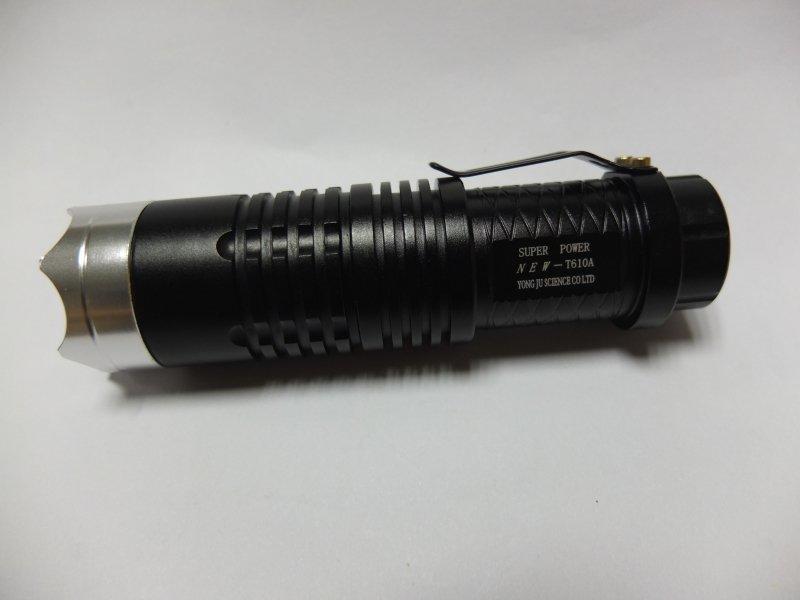 ▂▃【新光手電筒】▃▂(大全配) 10W(充電/一般)可伸縮超亮6段式美國CREE-T6 LED手電筒NEW-T610A