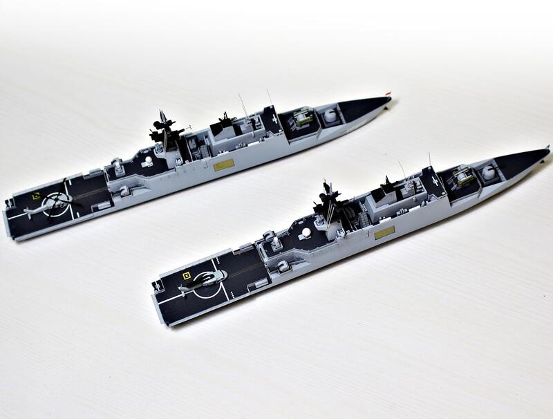 東方艦隊 1/700 中華民國海軍 康定級 FF-1202 康定號 FF-1205 昆明號 --手作藝品