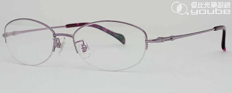 F0620101_C021_紫色》純鈦+IP電鍍眼鏡[金屬框/半框];夏利豪CHARRIOL外之新選擇{配眼鏡價格-最便宜}{1/7} 