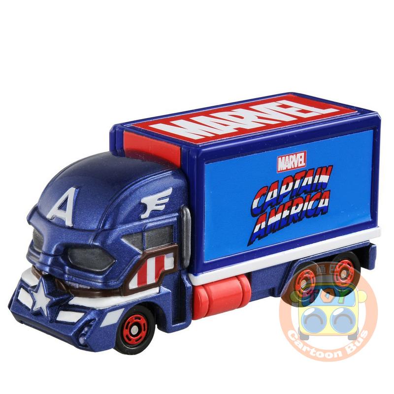 【CartoonBus】現貨~限量! 日版 TOMICA 多美 合金 小汽車 EVO 6.0 美國隊長 卡車 貨車