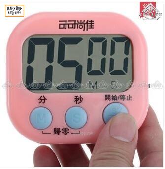EZBUY-廚房定時器計時器提醒器大聲學生倒計時器電子計時器鬧鐘碼錶可愛_Y468B