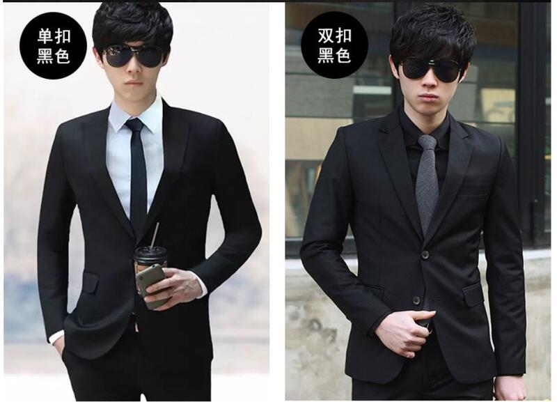 【西裝外套+西褲】全套西裝  1釦或2釦 西裝套裝男士韓版修身型整套西裝