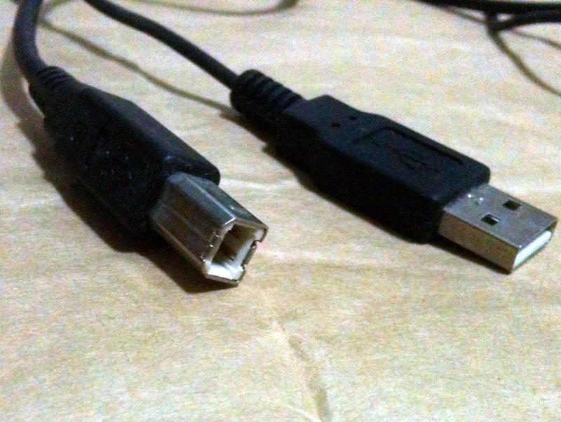 ★123號★100cm  USB2.0/連接線/A公B公/USB連接線/USB線供電傳輸線 可接噴墨印表機 hub、讀卡機之類連接使用