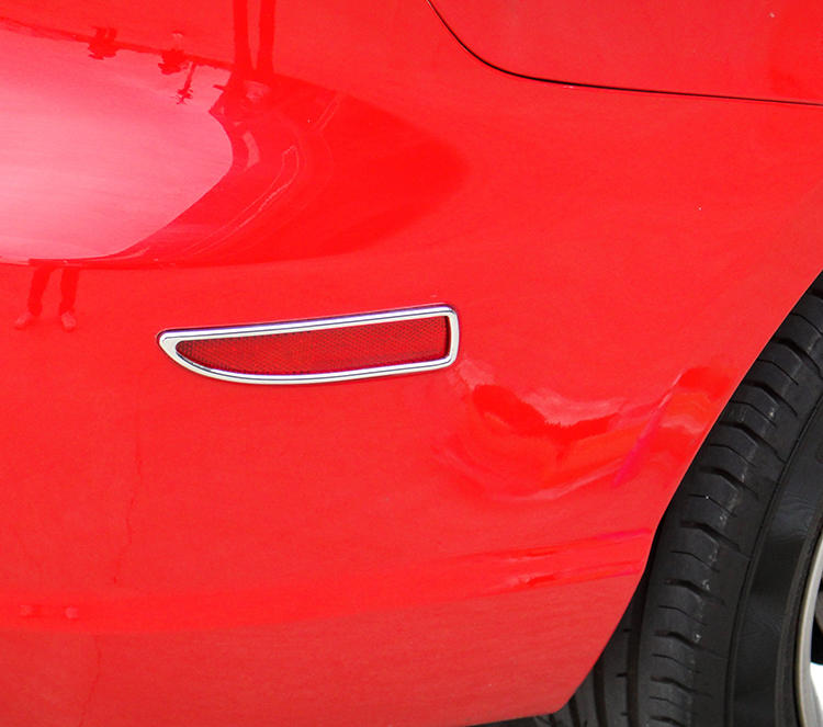~圓夢工廠~ Mazda 3 馬自達 3 斜背 2003~2009 改裝 鍍鉻銀 後保桿側邊反光片框飾貼 後側框飾貼