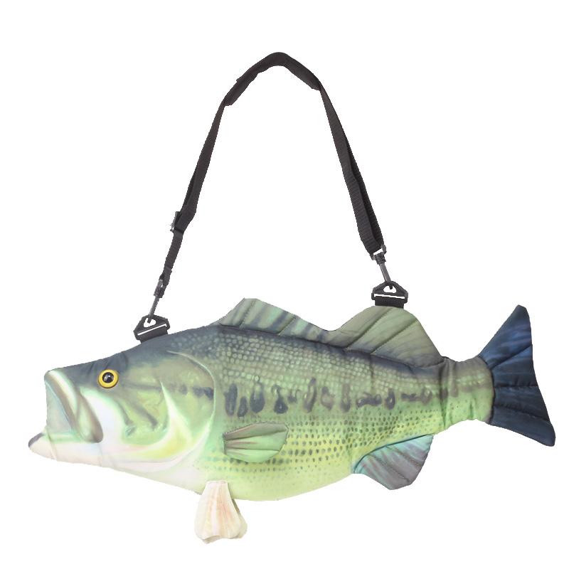 魚再出没..療癒系魚包Fish Bag- LargeMouth Bass新版大嘴魚3D萌包造型更Q品質更好.限量推出, 露天市集
