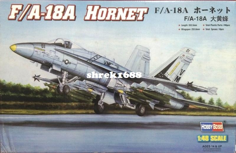 1/48 HOBBY BOSS 美國 F/A-18A 大黃蜂戰鬥機