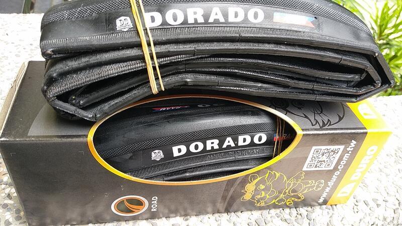 DURO DORADO 一級防刺 輕量 可折公路車胎 700X23C　　　