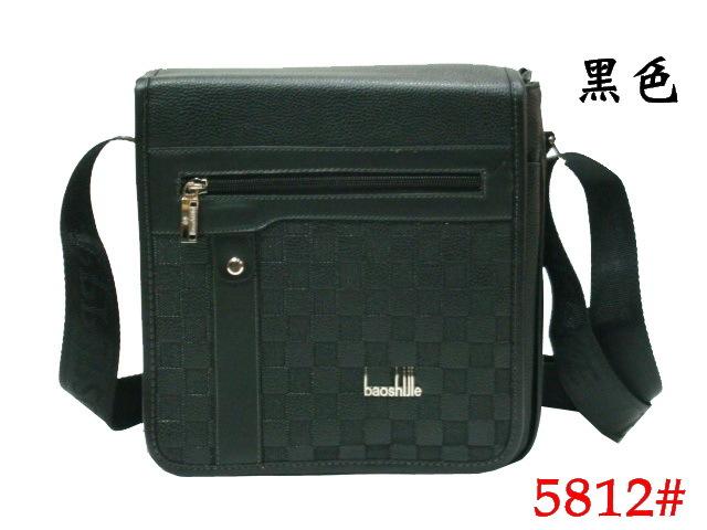 【小米皮舖】A7275-(特價拍品)baoshijie直立斜背包(黑)5812