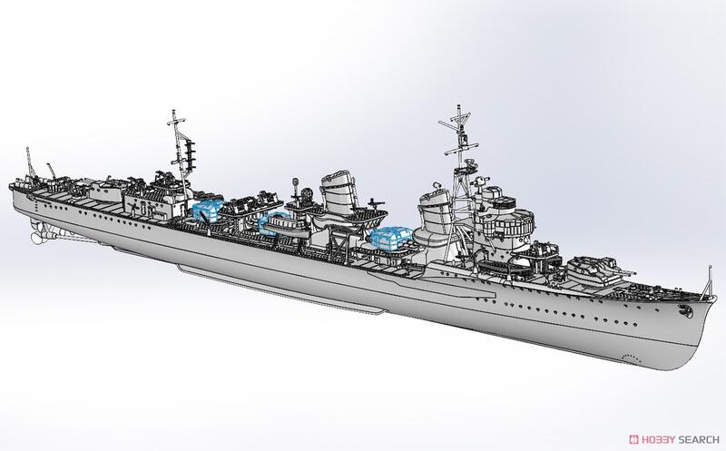 Fine Molds 1/350 帝國海軍驅逐艦潮IJN Ushio (FW3) (38003) | 露天市