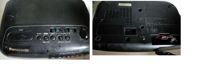 二手市面稀少Panasonic RC-6088時鐘收音機(初步測試如圖歡迎自取
