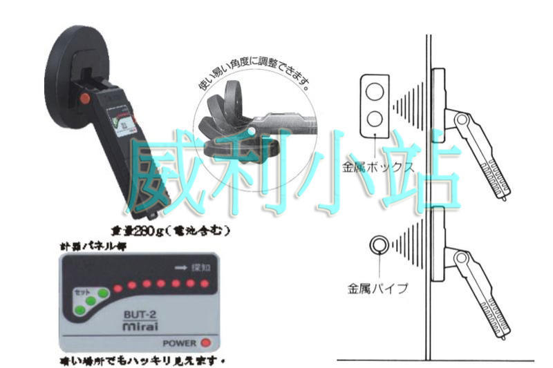 威利小站】全新日本MIRAI BUT-2 未來牌金屬探測器金屬探知器居家維修