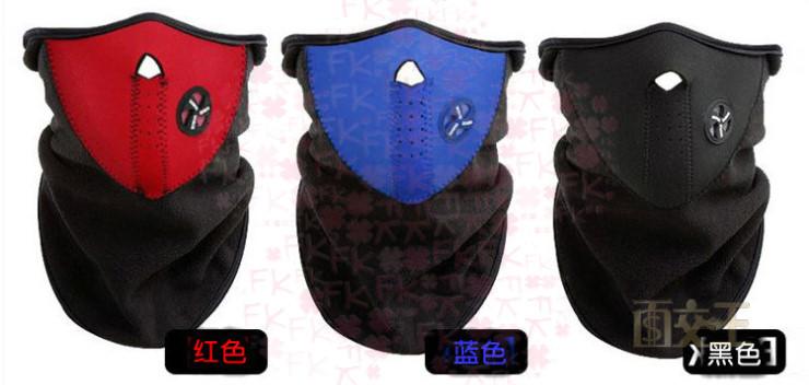 【買5送1】加長型半罩式防塵防寒面罩口罩 冬天必備 防曬利器 透氣孔設計 呼吸無障礙 Mask-113