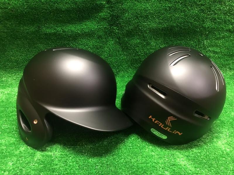 貝斯柏~KAULIN 高林 KBH-500 消光黑 霧黑職業級棒球用單耳打擊頭盔 數量限定超低特價$1499/頂