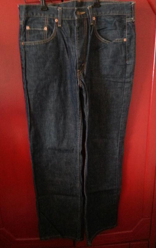 【LEVI'S】藍色牛仔長褲 34X34號/實量約31腰